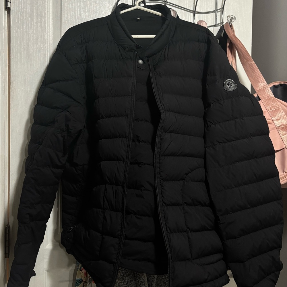 Black Moncler Black Doudoune Elastique Jacket